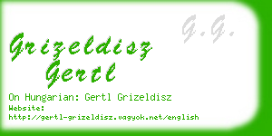 grizeldisz gertl business card